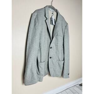 NWT WDNY womens cotton gray blazer size XL
